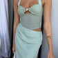 ZOIA MAXI DRESS - SAGE