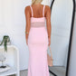 FREDDI MAXI DRESS - BABY PINK