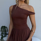 FRANKIE MAXI DRESS - CHOCOLATE
