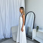 MIELLA HALTER MAXI - WHITE