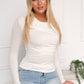 CAMILLIE TOP - WHITE