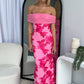DIANA MAXI DRESS - FLORAL PINK