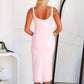 LEWIS MIDI DRESS - PINK