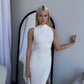 LORETTA MAXI DRESS - WHITE