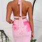 HUDSON MAXI DRESS - FLORAL PINK