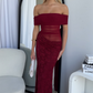 SIERRA MAXI DRESS - WINE