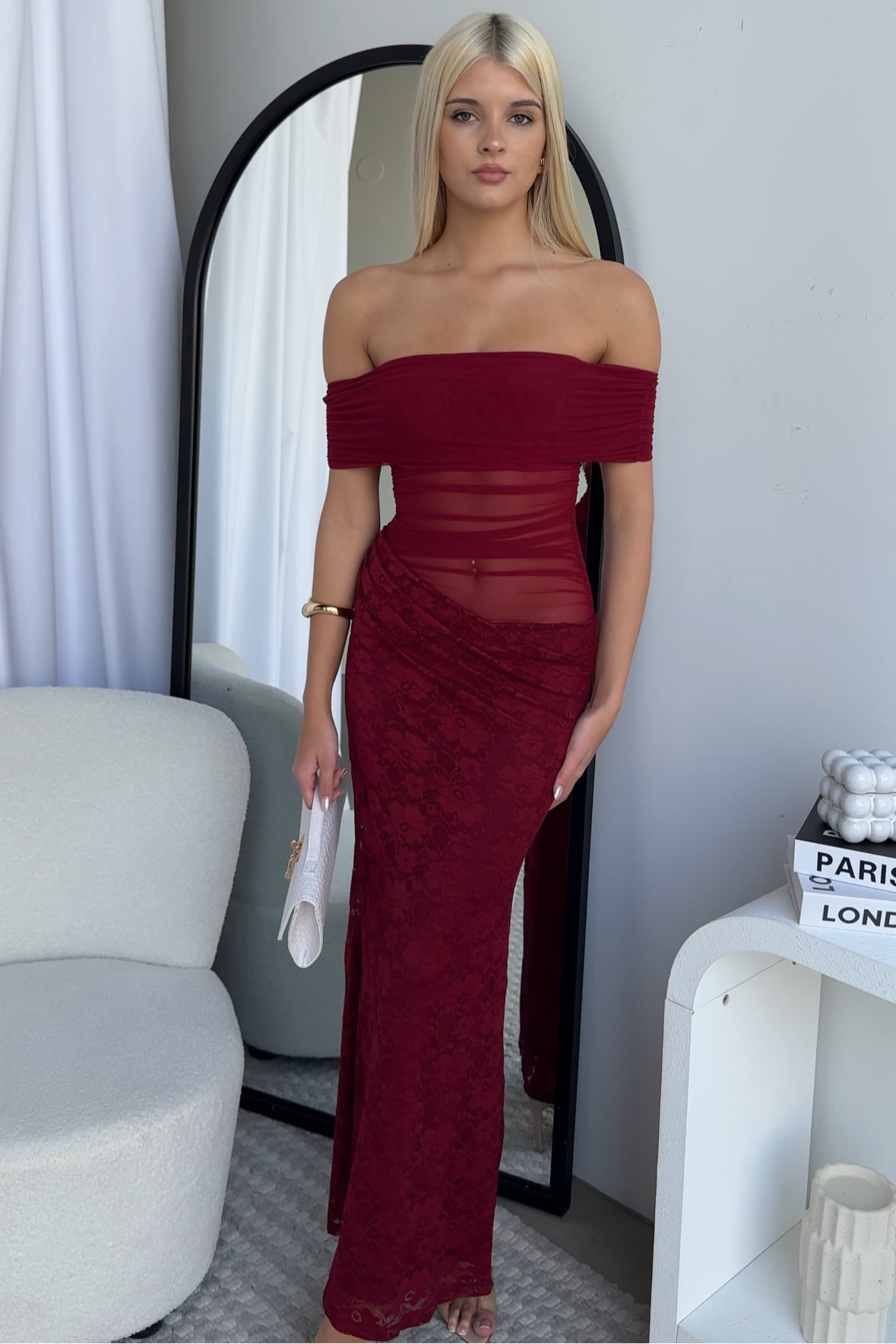 SIERRA MAXI DRESS - WINE