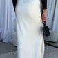 VERA SATIN SKIRT - WHITE
