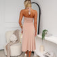 ARIANA MIDI DRESS - MOCHA