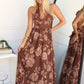 MARLEE MAXI DRESS - CHOCOLATE FLORAL