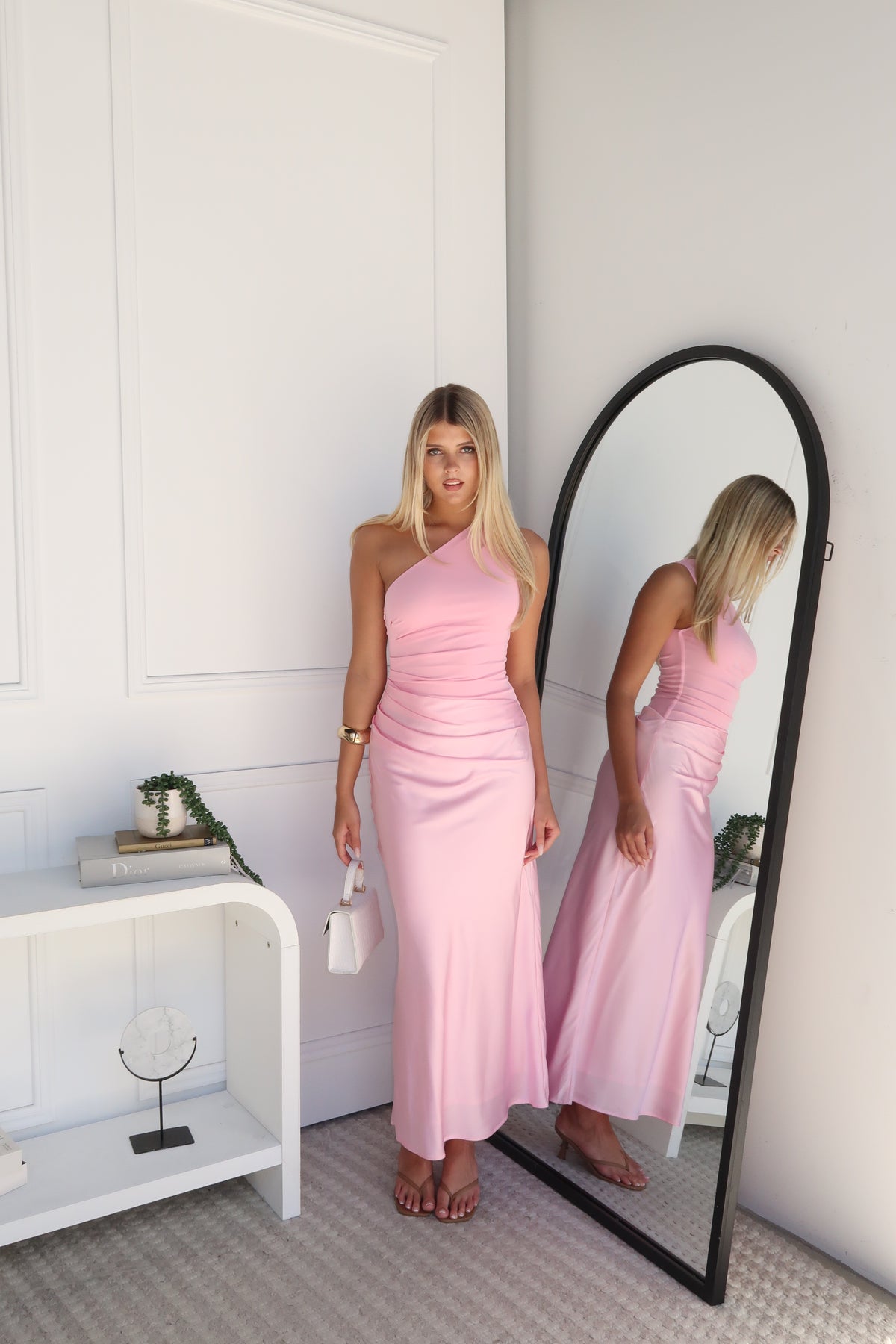 ALLERA MAXI DRESS - BABY PINK