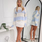 ISLA KNIT JUMPER - BLUE