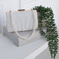 CASSIE PEARL BAG - WHITE