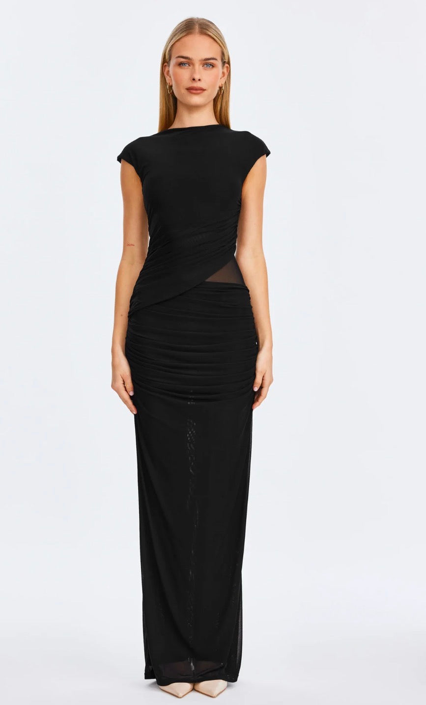 MILIYA MAXI DRESS - BLACK