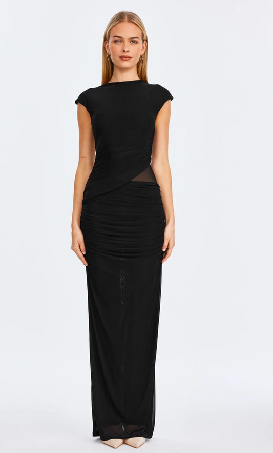MILIYA MAXI DRESS - BLACK