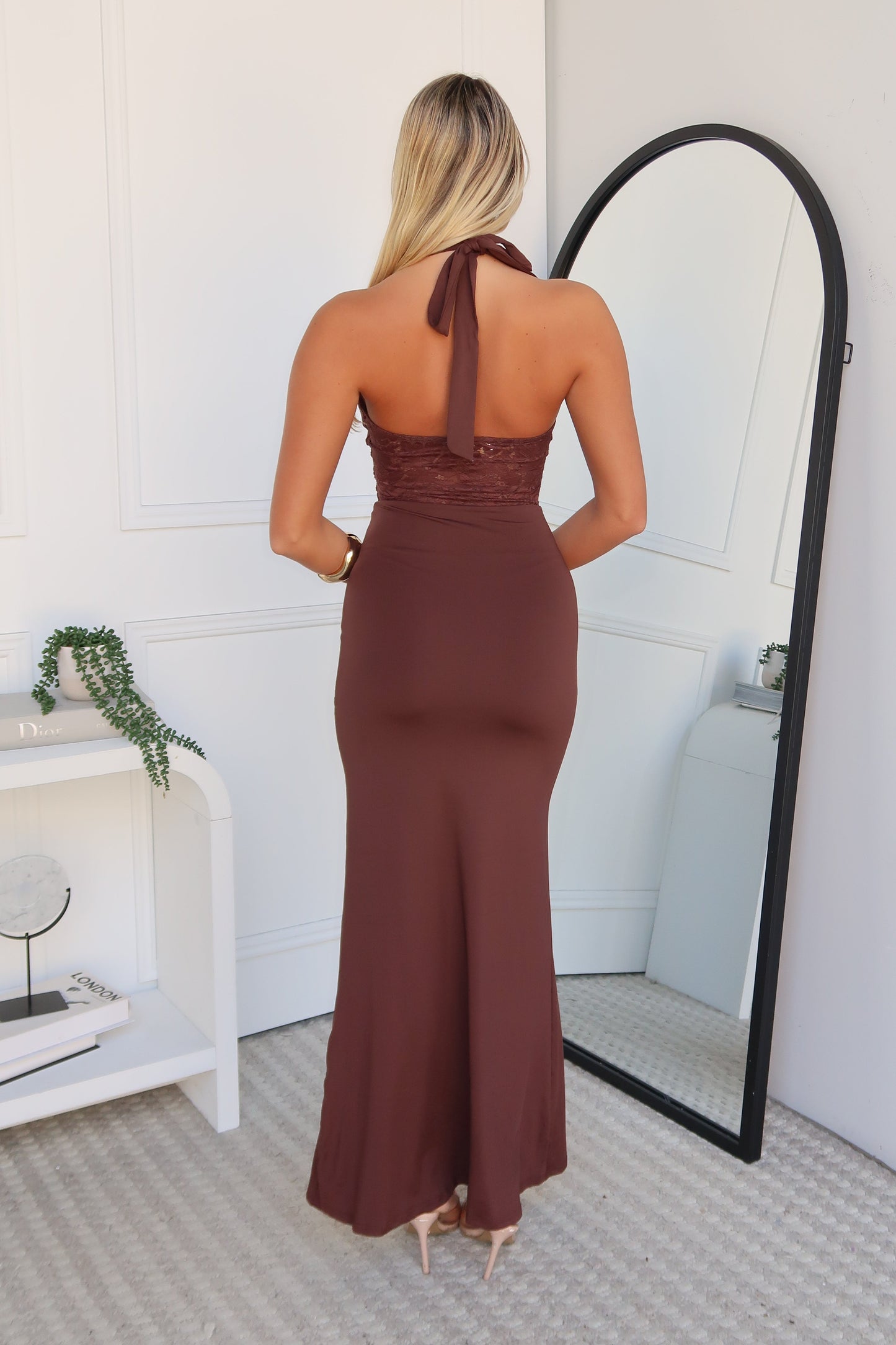 CARMEN LACE MAXI - CHOCOLATE
