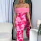 DIANA MAXI DRESS - FLORAL PINK