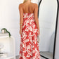 JULIET FLORAL MAXI DRESS - RED
