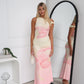 POPPY DRESS - PINK FLORAL