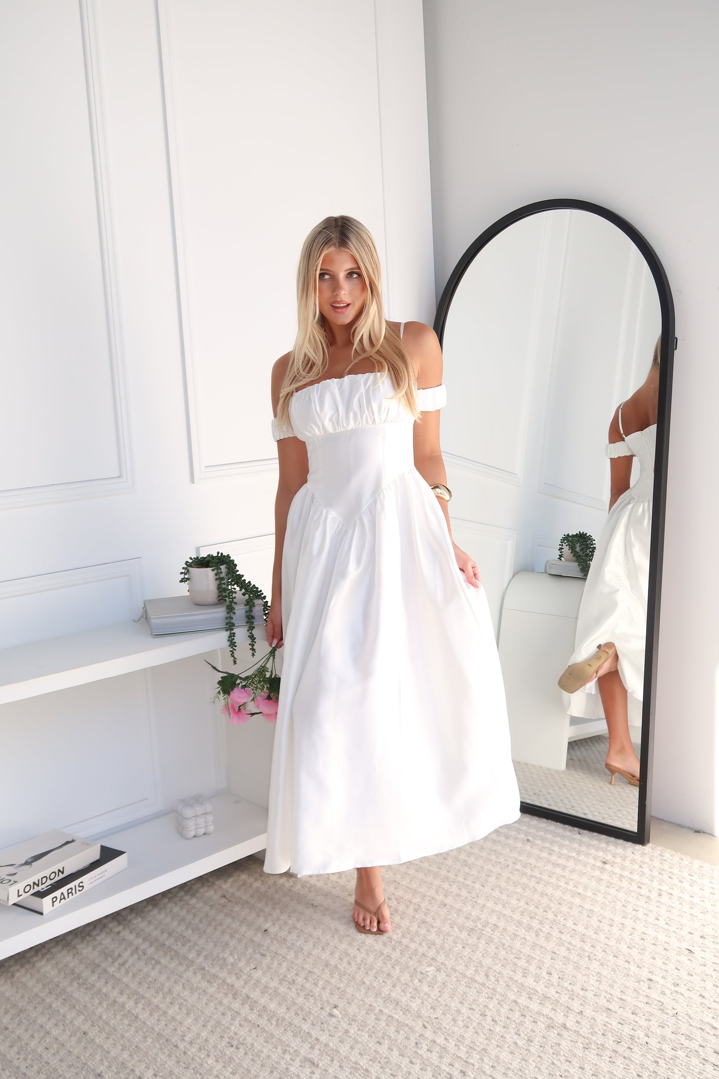 LILI MAXI DRESS - WHITE