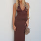 CARMEN LACE MAXI - CHOCOLATE
