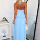 LACEY MAXI DRESS - BLUE