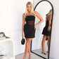 GABBIE MINI DRESS - BLACK