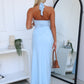 LEAH HALTER MAXI - BLUE