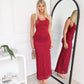 KLARA MAXI DRESS - WINE
