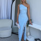 LORRAINE MAXI DRESS - BABY BLUE
