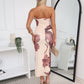 AMARA MAXI DRESS - CHOCOLATE FLORAL