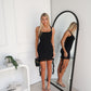 VESPER MINI DRESS - BLACK