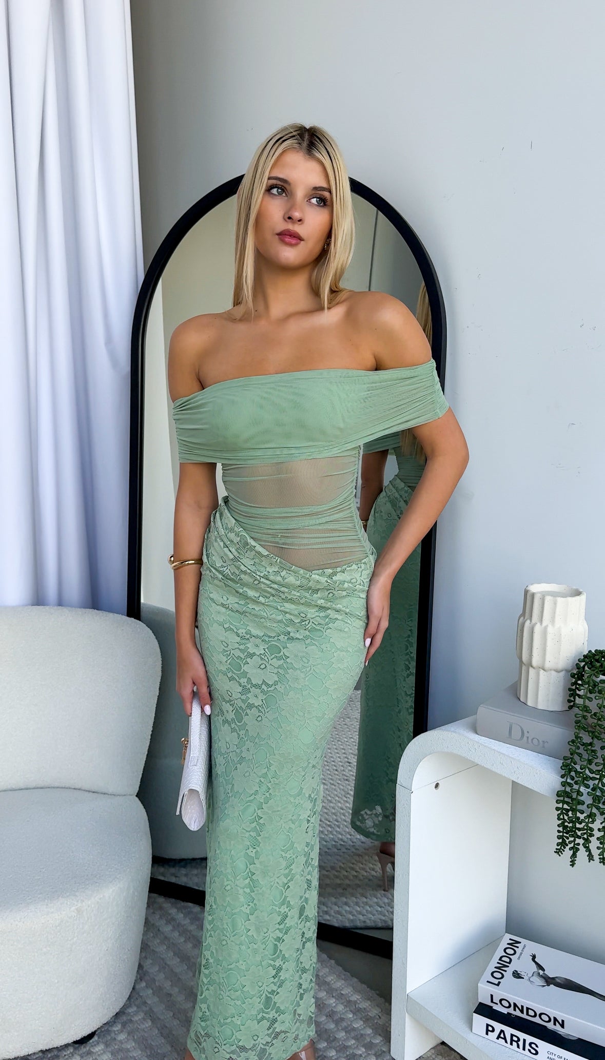 SIERRA MAXI DRESS - SAGE