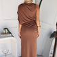 NOIR MAXI DRESS - MOCHA