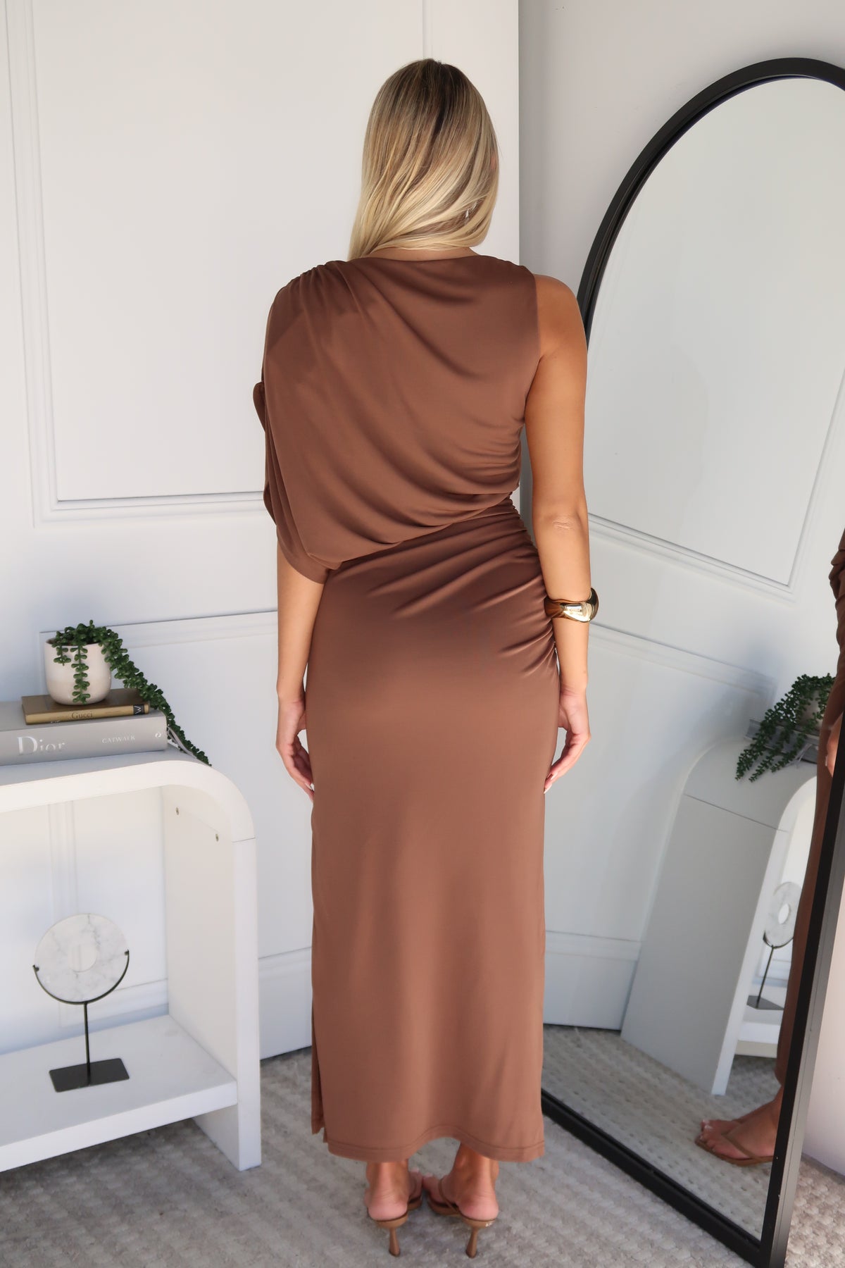 NOIR MAXI DRESS - MOCHA