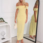 LIORA MAXI DRESS - YELLOW