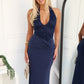 CARMEN LACE MAXI - NAVY