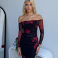 CAMIL MAXI DRESS - WINE FLORAL