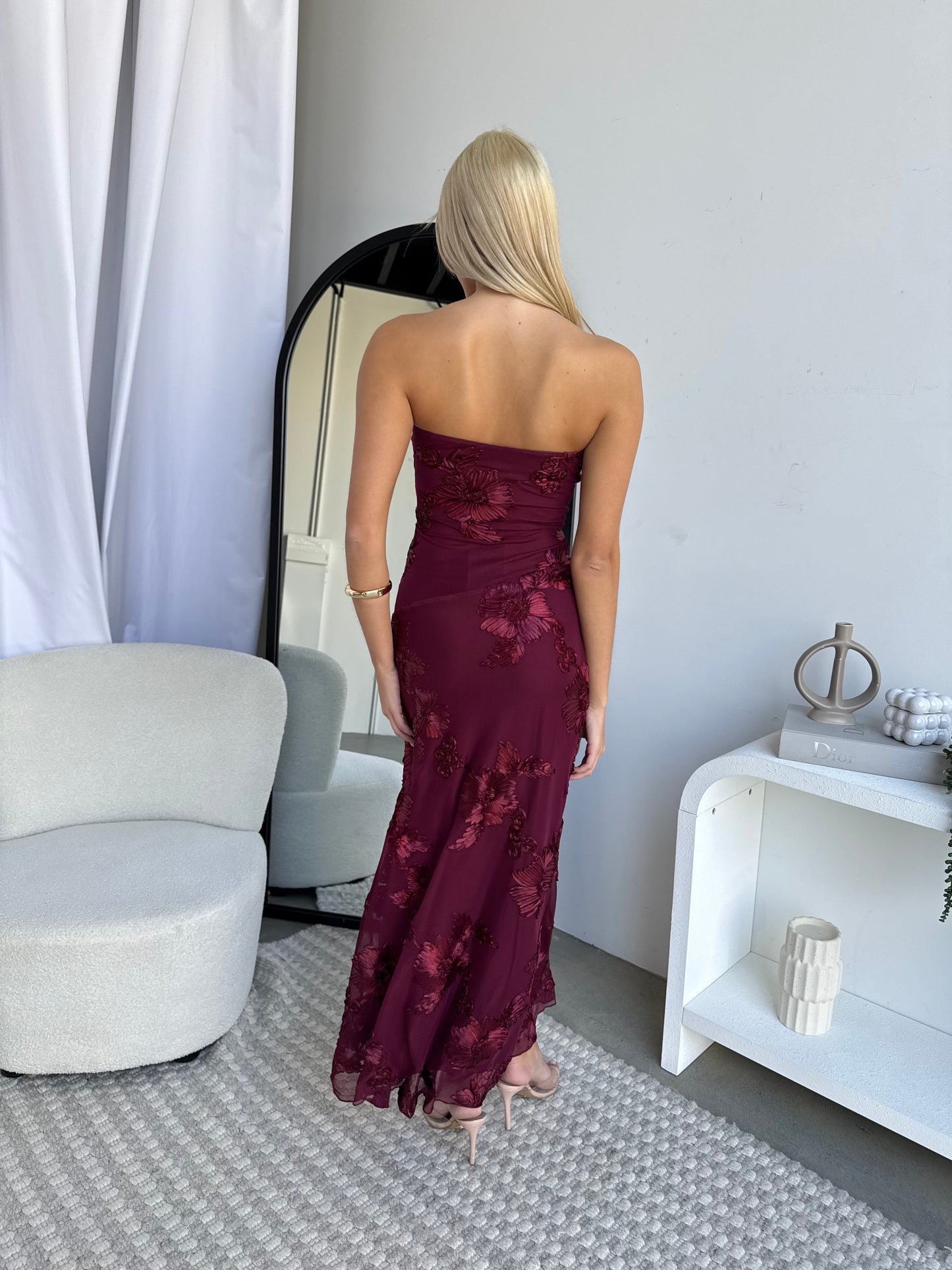 KASSAM MAXI DRESS - WINE
