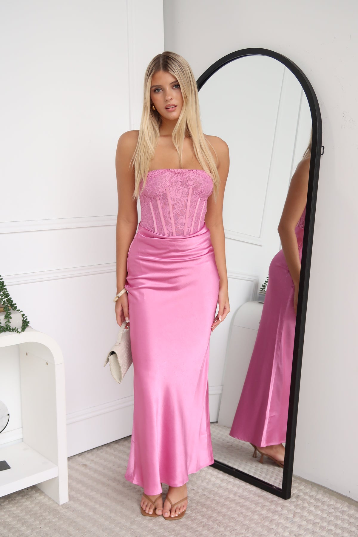 ROSE MAXI DRESS - PINK