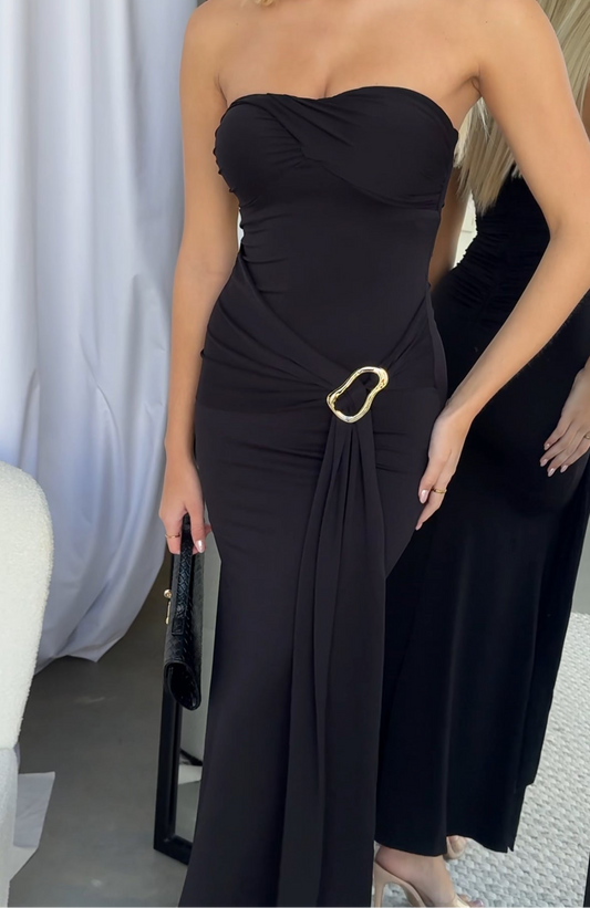 TATUM MAXI DRESS - BLACK