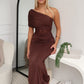BLAIR MAXI DRESS - CHOCOLATE