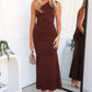 MILA MAXI DRESS - CHOCOLATE