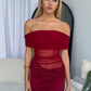 SIERRA MINI DRESS - WINE
