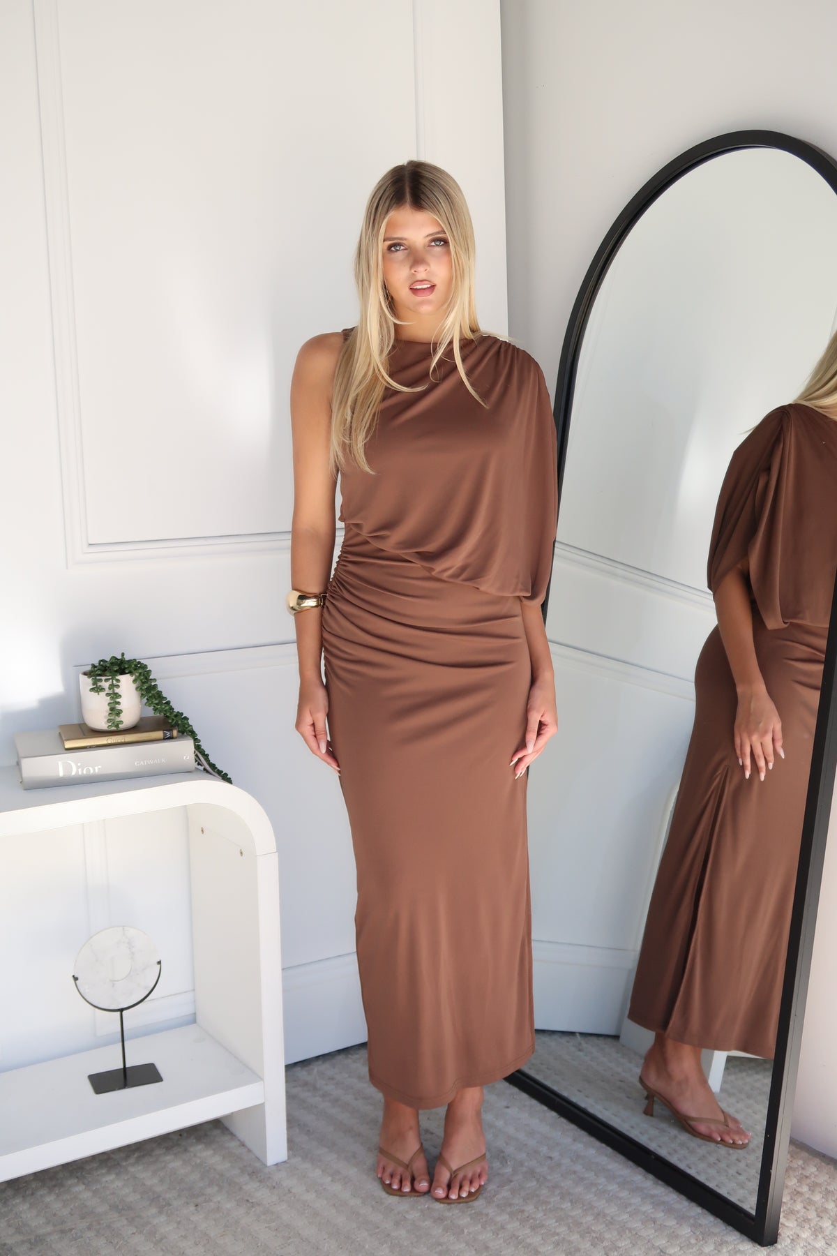 NOIR MAXI DRESS - MOCHA