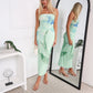 AMARA MAXI DRESS - GREEN FLORAL