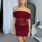 SIERRA MINI DRESS - WINE