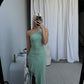 LORRAINE MAXI DRESS - SAGE