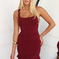 VESPER MINI DRESS - WINE