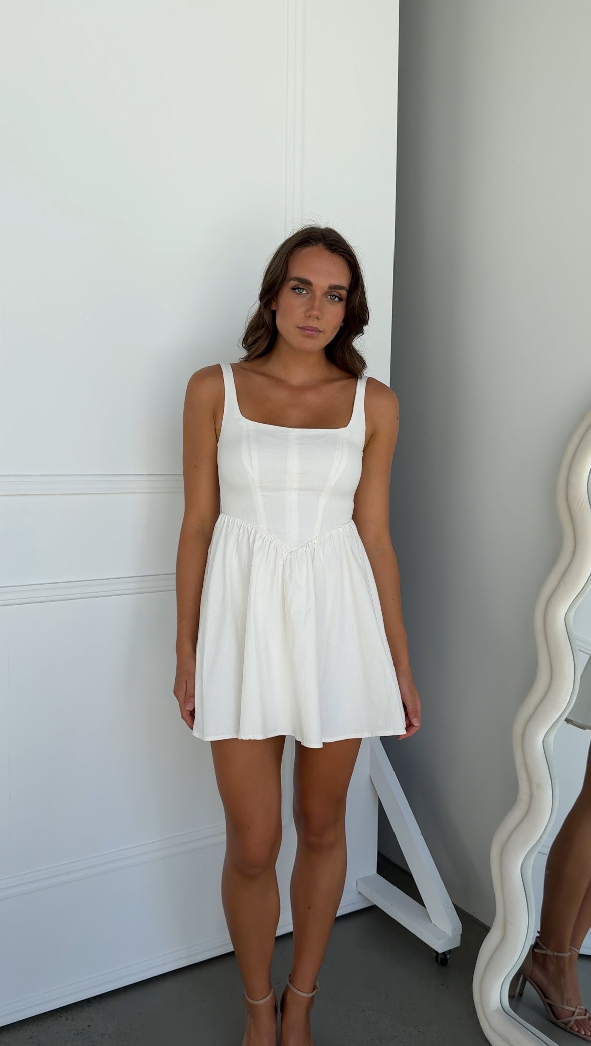 SENYA DRESS - WHITE